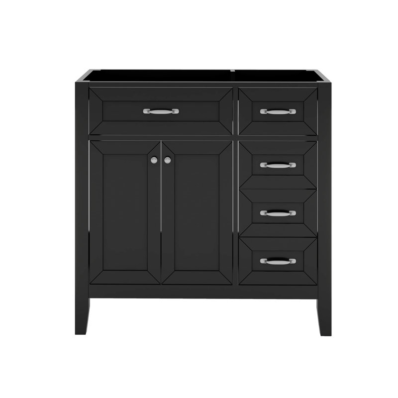 Meuble-lavabo 36 po sans lavabo, Noir