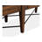 Extendable Trestle Dining Table With Upholstered Benches-1743866891