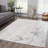 Elyjah Modern Abstract Marble Design Gray Area Rug-1747233684