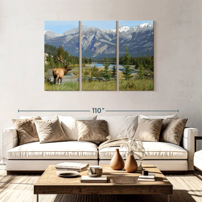 Jasper Elk, 48" H x 74" W