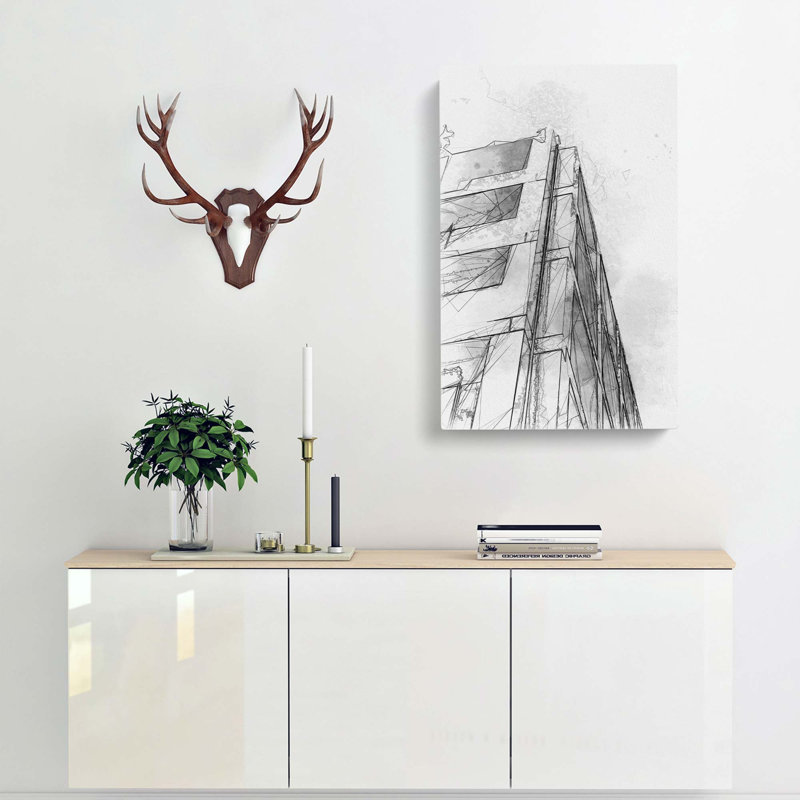 Sketching The Architecture Vol.15 - Wrapped Canvas, 76cm H x 50cm W x 3cm D