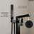 Single Handle Floor Tub Spout Bathroom Faucet with Diverter-113872772