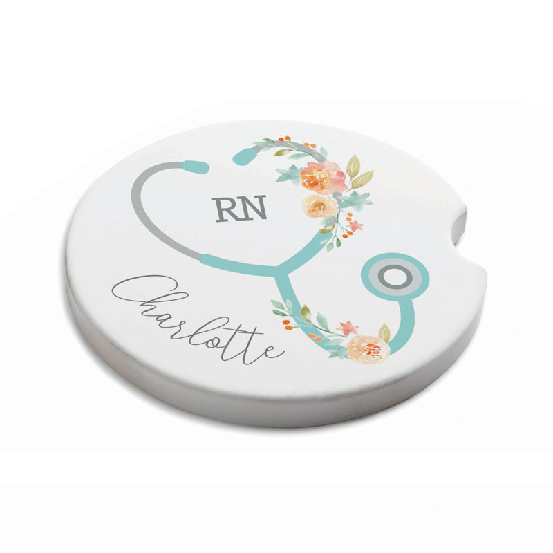 Sous-verres floraux de voiture stéthoscope, Oui
