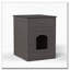 Enceinte de litière en bois pour chat avec tiroir et table d'appoint-602866564