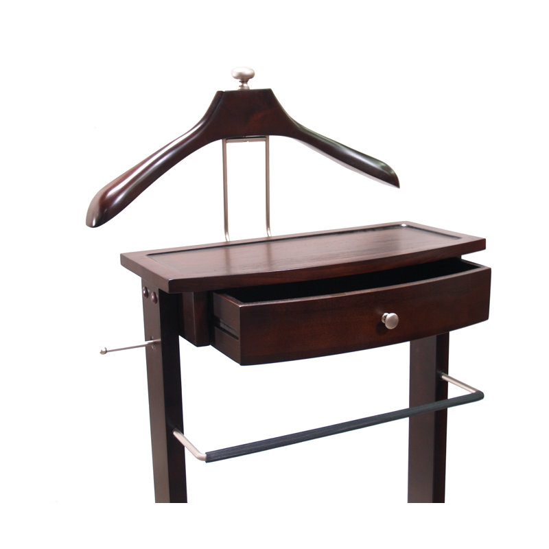 Melina Solid Wood Freestanding Valet Stand