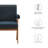 Modway Lyra Fabric Arm Chair Dining Chair-93235940