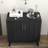 Fluted Sideboard Cabinet With Geometric Pattern For TV Stand-1067825118