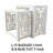 Sumo 2Pc Nesting Stool Set, Rectangular Top, Lattice Cutout Sides, White