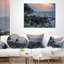 Coussin lombaire noir foncé en mer