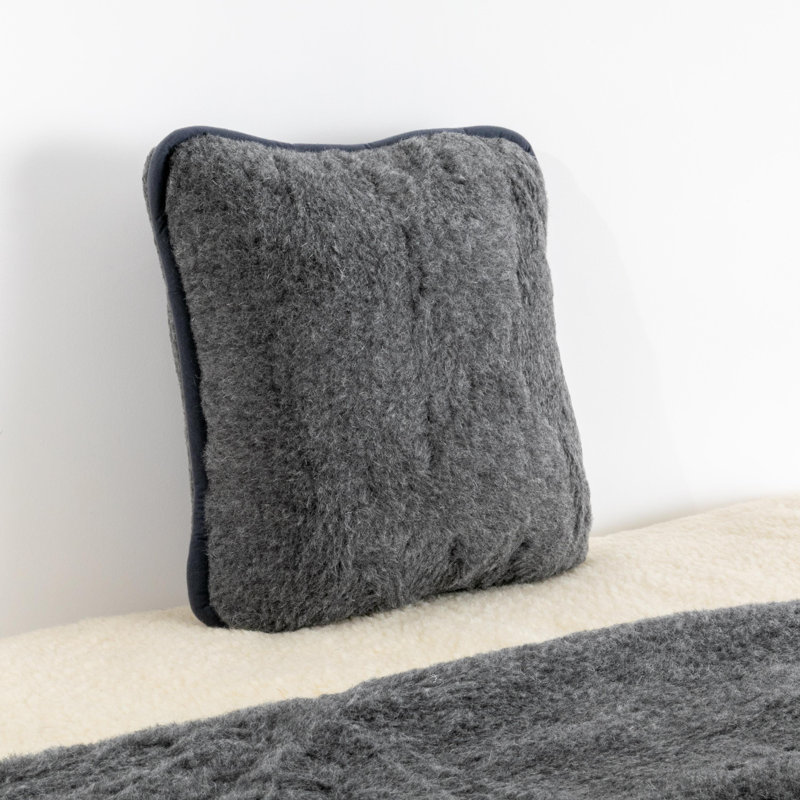 Oloughlin Square Cushion, Grey