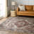Emory Medallion Red/ Blue Rug-1160579545