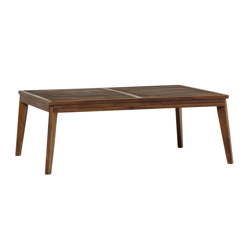 Table basse en bois d'acacia massif