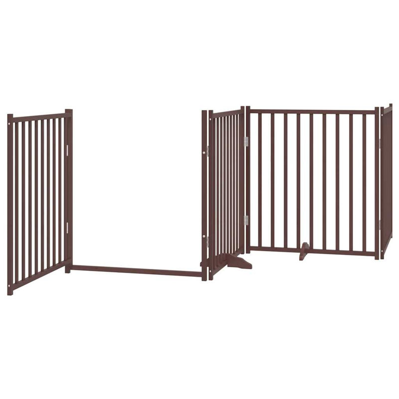 Rodden Solid Wood Dog House Door, Brown, 90cm H x 640cm W x 2cm D