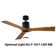54" Aviator 3 - Blade Outdoor/Indoor Smart Propeller Ceiling Fan with Wall Control, Works With Alexa and iOS or Android App