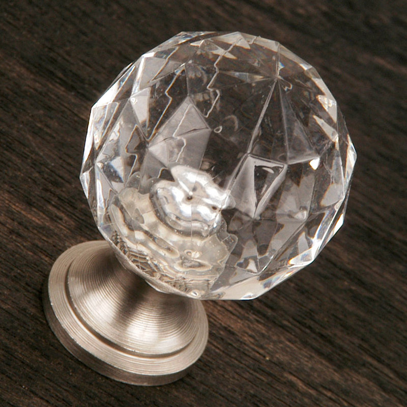 CK Series 1 1/8" Diameter Round Knob, Satin Nickel (Pewter)