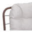 Canapé de patio, causeuse d'extérieur en osier avec coussin épais de luxe, ensemble de meubles de patio toutes saisons, parfait pour le jardin et le balcon