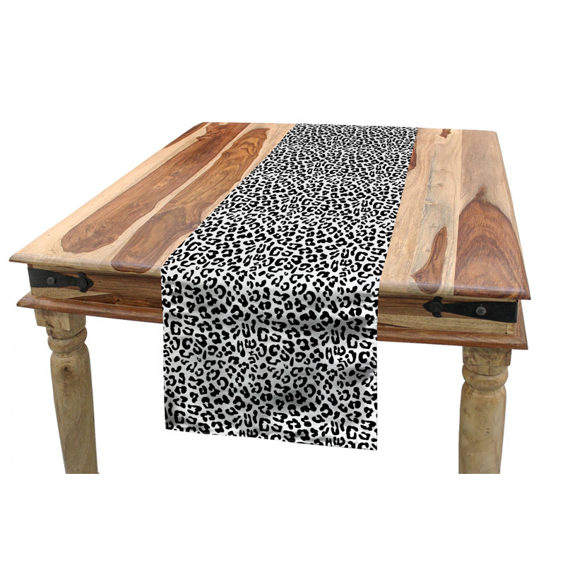 Leopard Print Table Runner, 72" x 16"