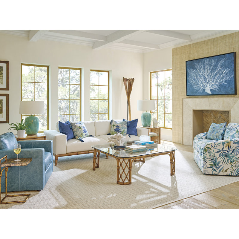 Bronze and Driftwood Coastal Accent Table with Capiz Shell Top