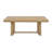 Brown Trestle Table With Leaf