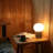Neptune 12" LED Table Lamp With Natural Travertine Stone Base