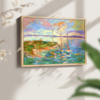 A Peaceful Evening -Framed Print - Restickable