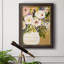 Fleurs d'été dans un vase II, toile encadrée de qualité supérieure - prête à être accrochée-603961349