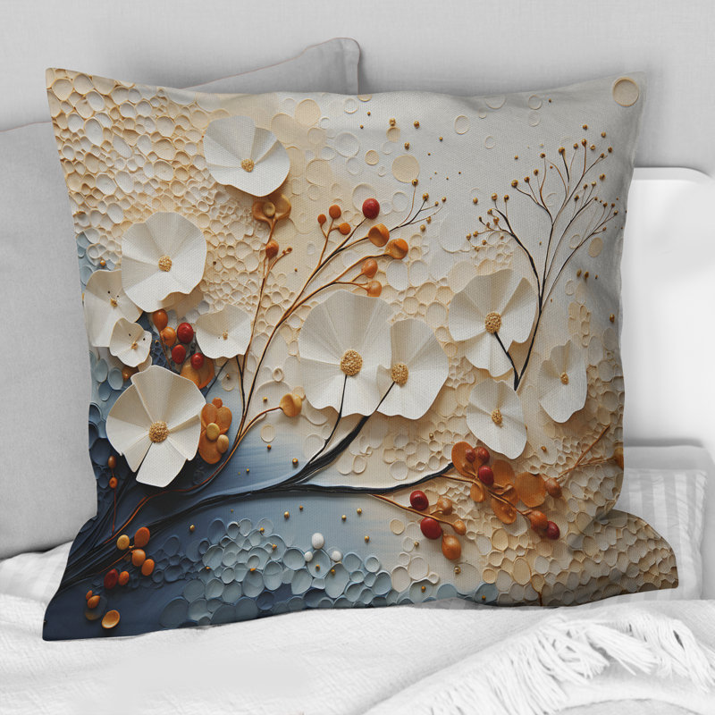 Coussin Ethereal Elegance - Abstract Collages