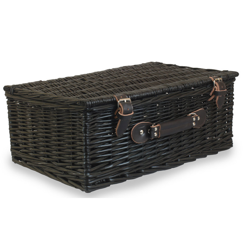 18" Wicker Empty Hamper Basket