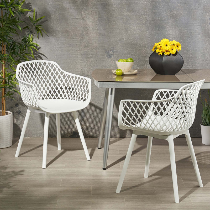 Chaise coquelicot, Blanc