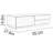 Black walnut rectangular end table-110367793