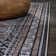 Dalyan Geometric Medallions Machine-Washable Brown/Blue/Gray Rug