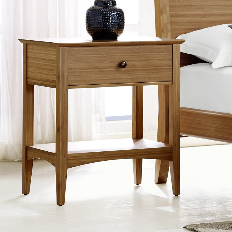 Antonios 23.75'' W Solid Wood Nightstand