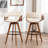 Joeanne Faux Leather Swivel 26'' Counter Stool-1384594851