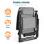 Chaise inclinable avec coussin Myalee