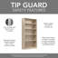Bibliothèque à 5 tablettes Doyno, pour le rangement et la présentation dans le bureau personnel ou le salon-538615887