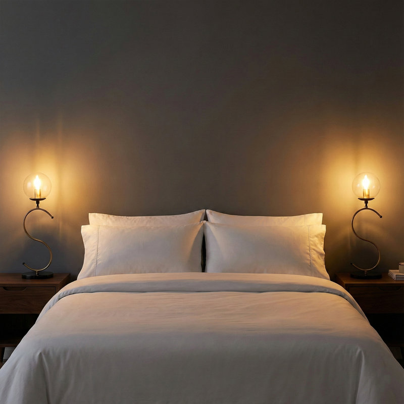 Lampe de table 19 po Althea, Transparent