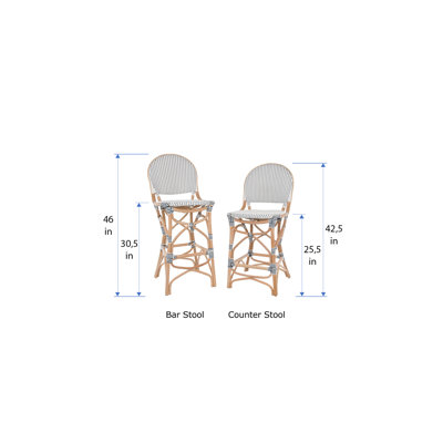 Tabouret de bar et de comptoir Tawanna