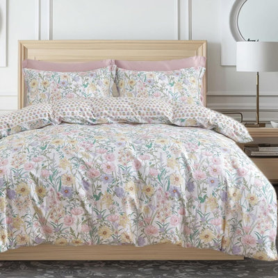 SLEEPBELLA Comforter, 600 Thread Count Cotton Comforter Sets, Down Alternative Bedding Set 3Pcs