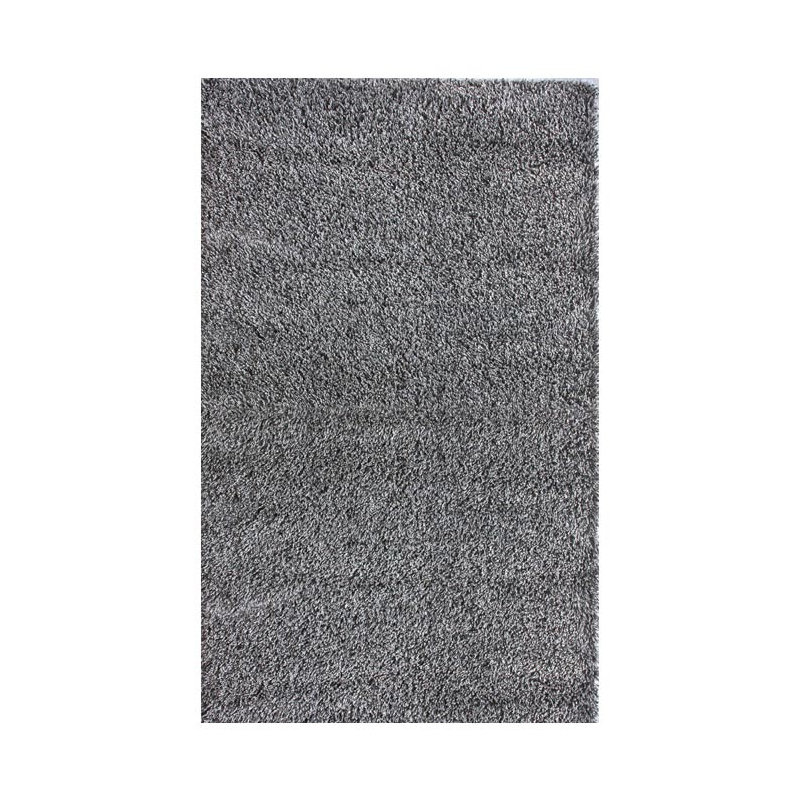 Conye Performance Grey Shag Area Rug, Rectangle 6'7" x 9'