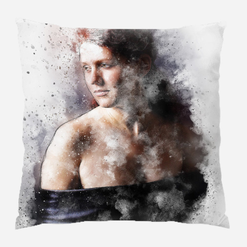 Coussin Radcliff, Micro suède, Intérieur