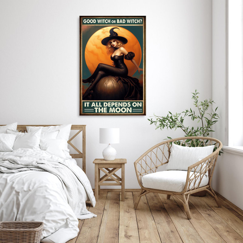 Good Witch Or Bad Witch, impression sur toile, H 36 po x l 24 po x P 1,25 po