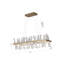 Lustre rectangulaire à 4 lumières DEL avec détails en cristal-993347446-993347447