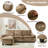 107.8" Cloud Sectional Couch With L-shape Chaise,Deep 4-Seat Plush Modular Sofa with Movable Ottoman，Detachable Sofa Cover & Side Pockets-1522174023