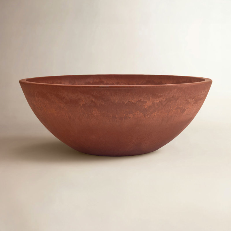 Haven Pot Planter, Terra Cotta, 3.5" H x 10" W x 10" D