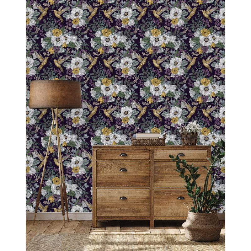 Floral Tile, 2.08' W x 10.42' L