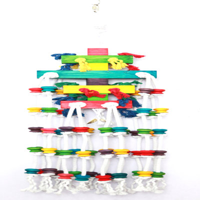 Edmond One-of-a-Kind 100cm Wood Bird Play Centre for Inside Cage