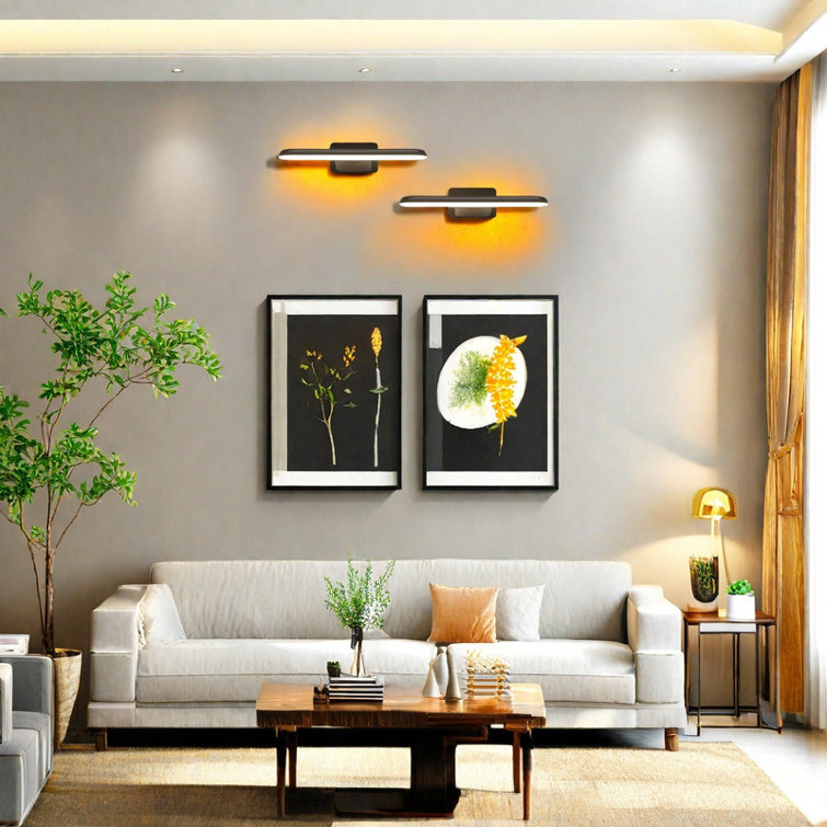 2 Pack LED Wall Light Cordless with Remote,3 Color Temperature