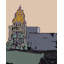 City Hall Dome Print by Deborah Blum-64401650