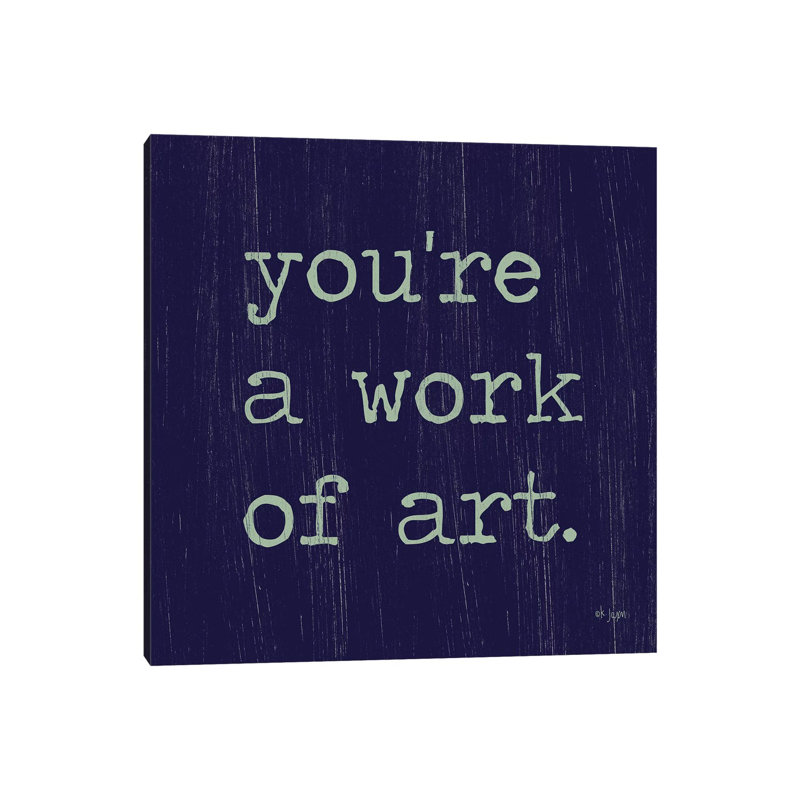 Work Of Ar 1 Piece Wrapped Canvas Wall Art, 30.48 cm H x 30.48cm W