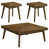 3 Pieces: Coffee Table, 2 End Tables est en rupture de stock